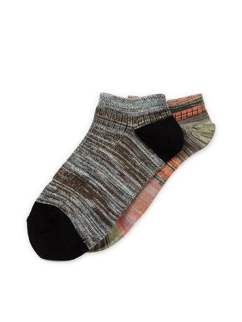j style women's cotton and nylon pack of 2 socks - 16659638 - Very Small Image - 1