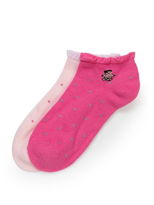 j style women's cotton and nylon pack of 2 socks - 16659648 - Very Small Image - 1