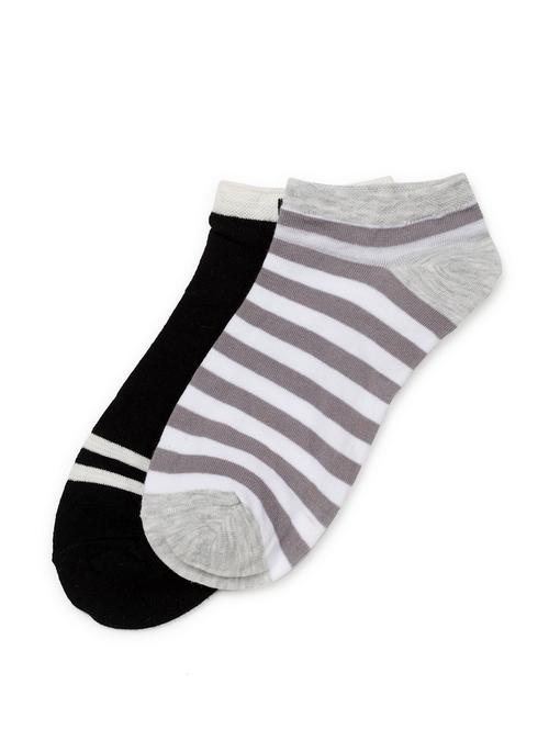 j style women's cotton and nylon pack of 2 socks - 16659664 - Very Small Image - 1
