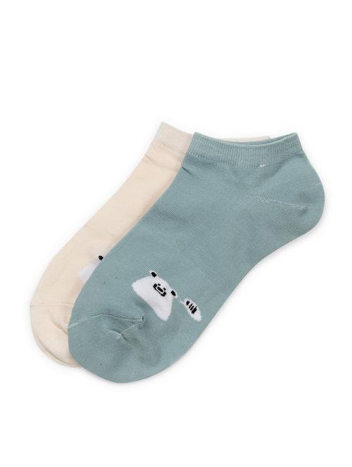 j style women's cotton and nylon pack of 2 socks - 16659673 - Very Small Image - 1