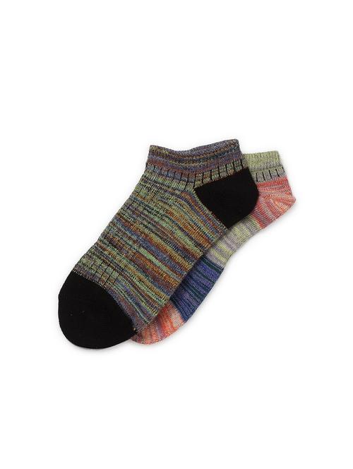 j style women's cotton and nylon pack of 2 socks - 16659677 - Very Small Image - 1