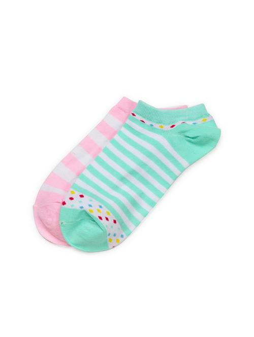 j style women's cotton and nylon pack of 2 socks - 16659681 - Very Small Image - 1