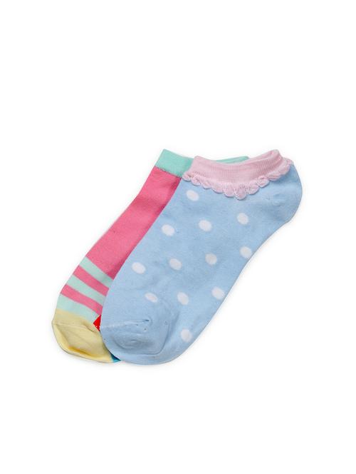j style women's cotton and nylon pack of 2 socks - 16659682 - Very Small Image - 1