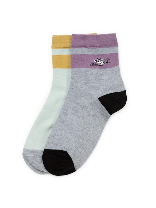 j style women's cotton and nylon pack of 2 socks - 16659695 - Very Small Image - 1