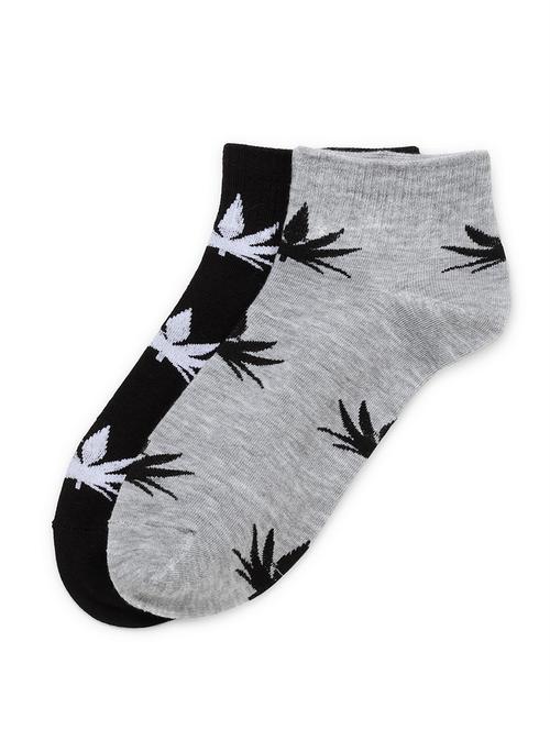 j style women's cotton and nylon pack of 2 socks - 16659702 - Very Small Image - 1