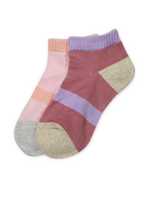 j style women's cotton and nylon pack of 2 socks - 16659711 - Very Small Image - 1