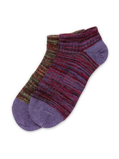 j style women's cotton and nylon pack of 2 socks - 16659717 - Very Small Image - 1