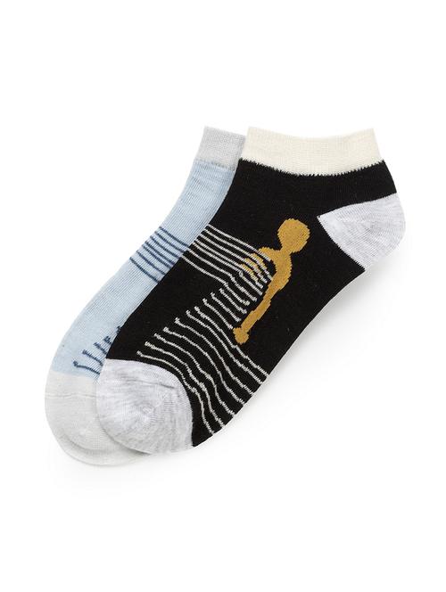 j style women's cotton and nylon pack of 2 socks - 16659722 - Very Small Image - 1