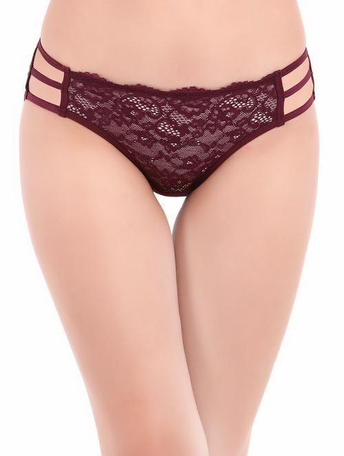 lace detail sheer bikini panty - 16660588 - Very Small Image - 1