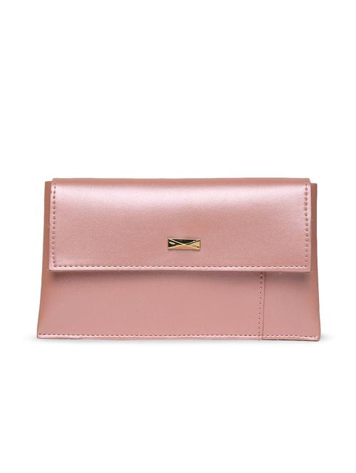 pink leatherette clutch - 16661945 - Very Small Image - 1
