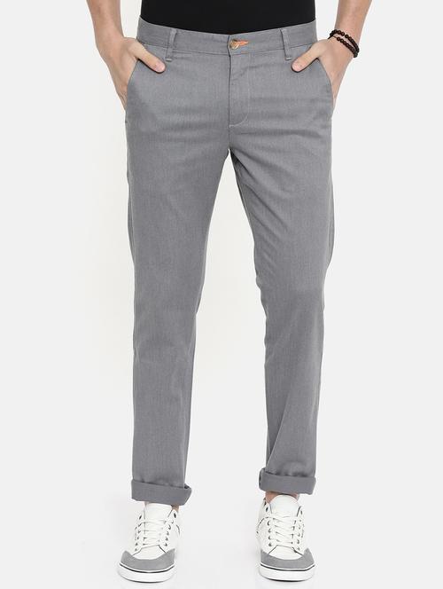 grey solid chinos - 16662373 - Very Small Image - 1