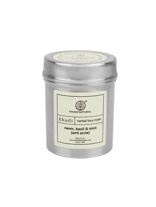 khadi natural neem ,basil & mint herbal face pack - 16664965 - Very Small Image - 1