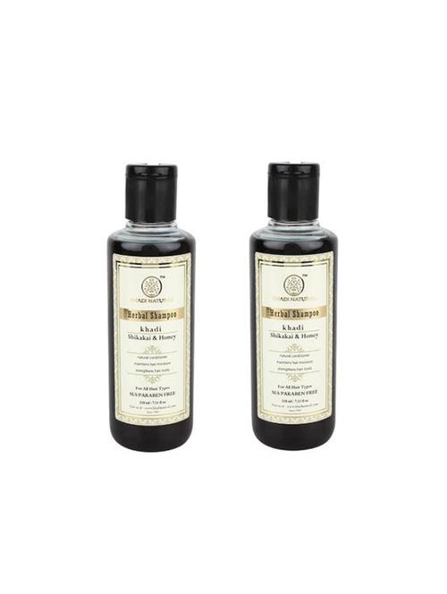 khadi natural organic shikakai & honey shampoo sls & paraben free (420) - 16664973 - Very Small Image - 1