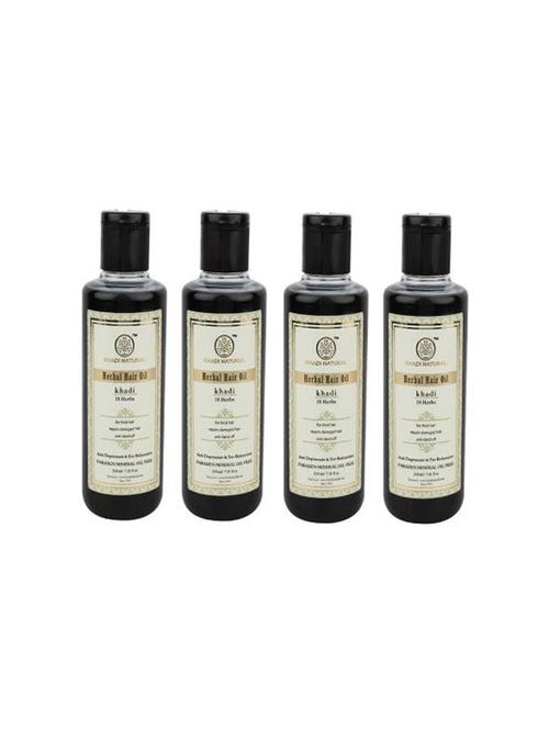 khadi natural organic 18 herbs hair oil - 16664974 - Very Small Image - 1
