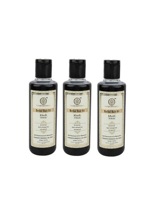 khadi natural organic 18 herbs hair oil - 16664981 - Very Small Image - 1