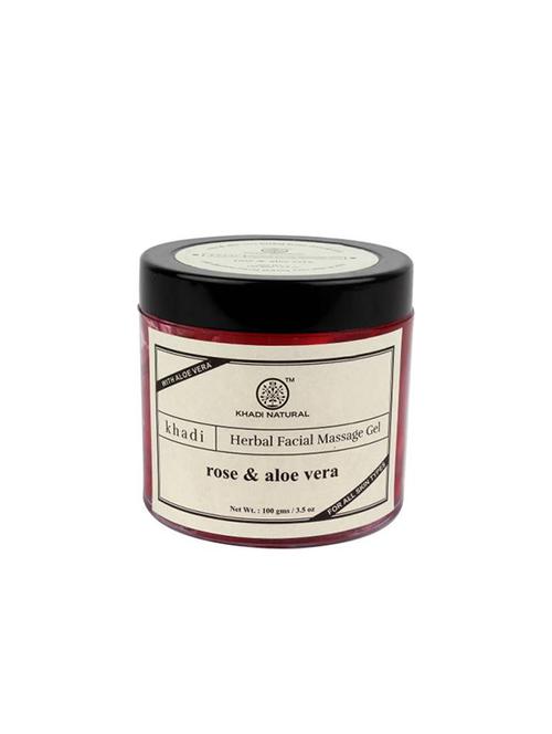 khadi natural rose & aloevera face massage gel - 16664989 - Very Small Image - 1