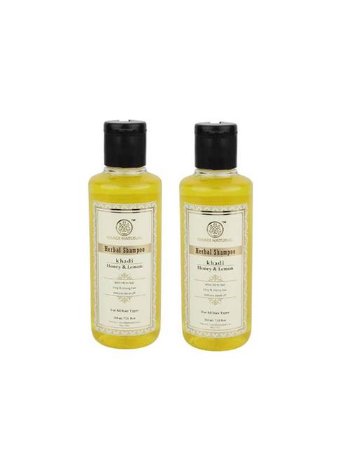 khadi natural herbal honey & lemon shampoo - 16664999 - Very Small Image - 1