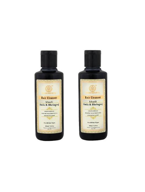 khadi natural herbal amla & bhringraj shampoo - 16665003 - Very Small Image - 1