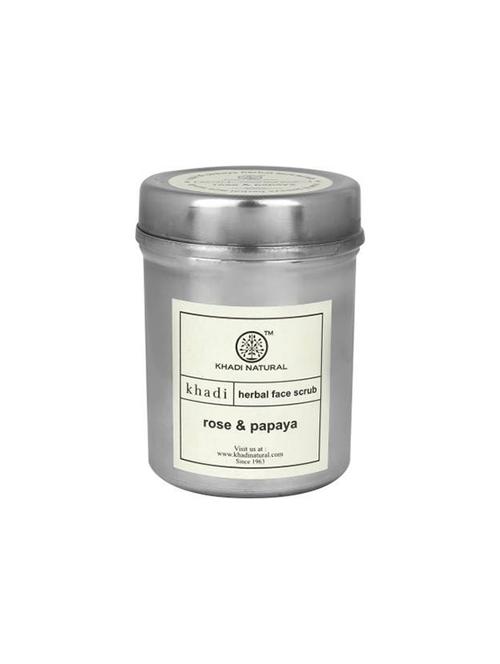 khadi natural rose & papaya face scrub - 16665075 - Very Small Image - 1
