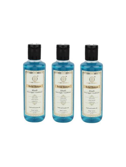khadi natural herbal green apple +conditioner shampoo (630) - 16665213 - Very Small Image - 1