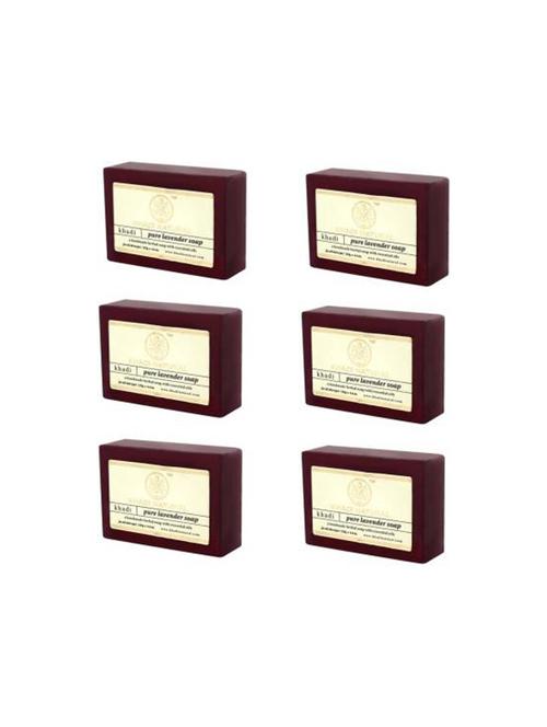 khadi natural organic pure lavender soap (750 g) - 16665215 - Very Small Image - 1