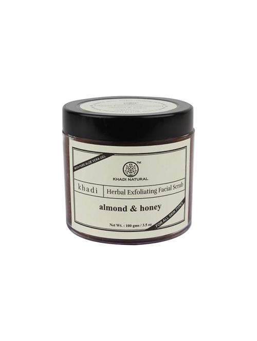 khadi natural almond & honey exfoliating facial scrub - 16665223 - Very Small Image - 1