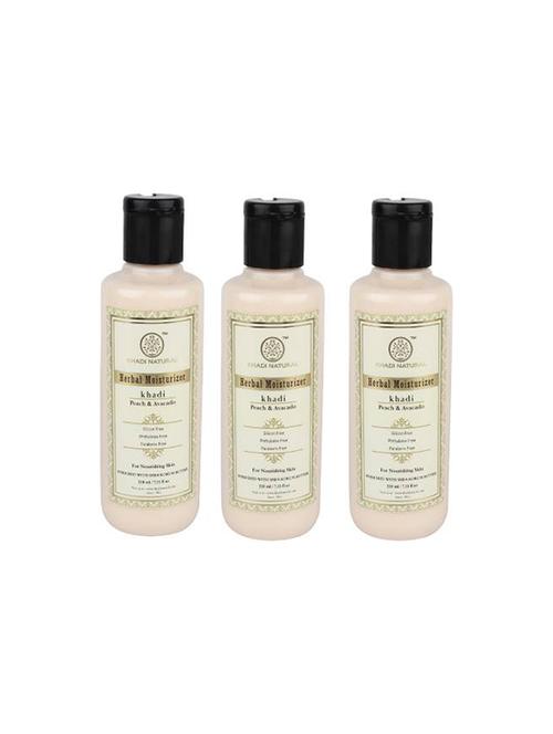 khadi natural organic peach & avacado moisturiser sls & paraben free (630) - 16665396 - Very Small Image - 1