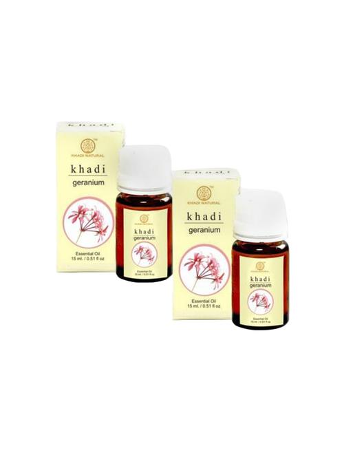 khadi natural geranium essential oil (30 ml) - 16665400 - Very Small Image - 1