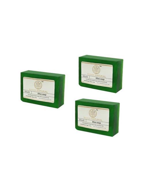 khadi natural khus soap (375 g) - 16665402 - Very Small Image - 1