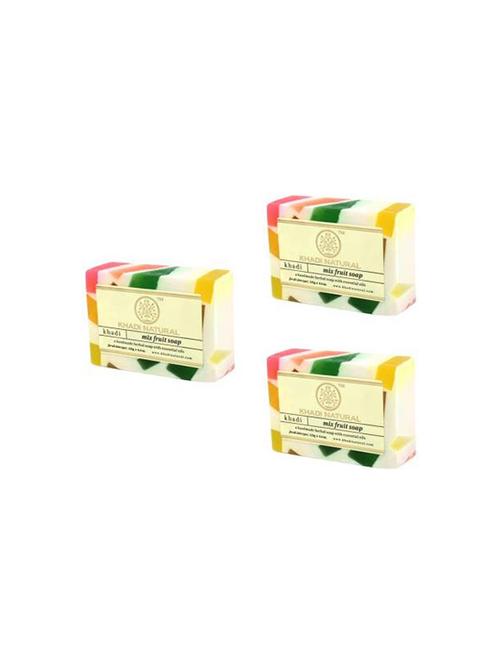 khadi natural organic mix fruit soap (375 g) - 16665410 - Very Small Image - 1