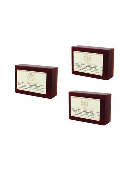 khadi natural organic almond soap (375 g) - 16665444 - Very Small Image - 1
