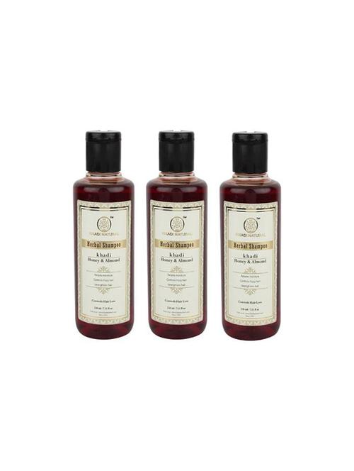 khadi natural herbal honey & almond shampoo (630) - 16665458 - Very Small Image - 1