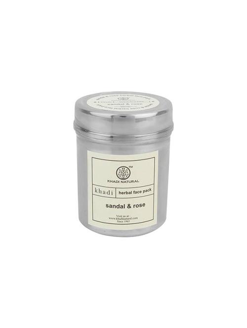 khadi natural sandal & rose face pack (100 g) - 16665464 - Very Small Image - 1