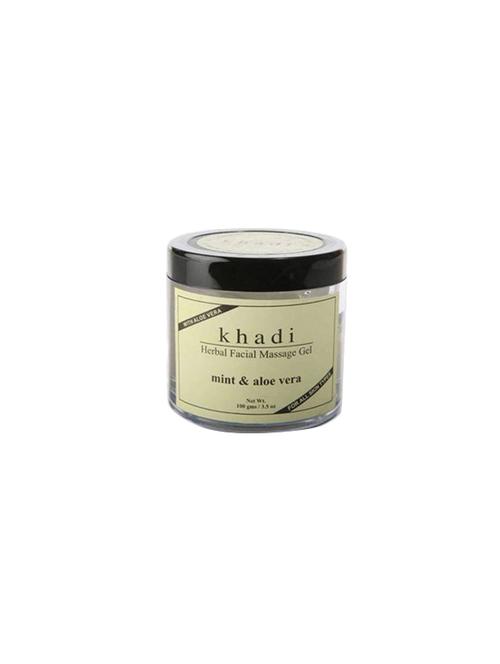 khadi natural herbal mint & aloevera face massage gel (100 g) - 16665521 - Very Small Image - 1