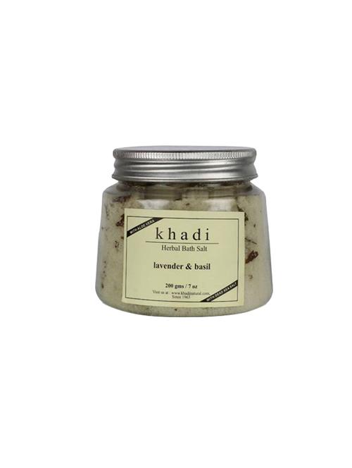 khadi natural lavender & basil herbal bath salt (400 g) - 16665536 - Very Small Image - 1