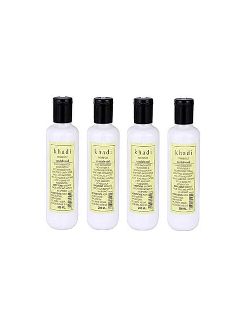khadi natural herbal sandalwood moisturizing lotion (840) - 16665560 - Very Small Image - 1