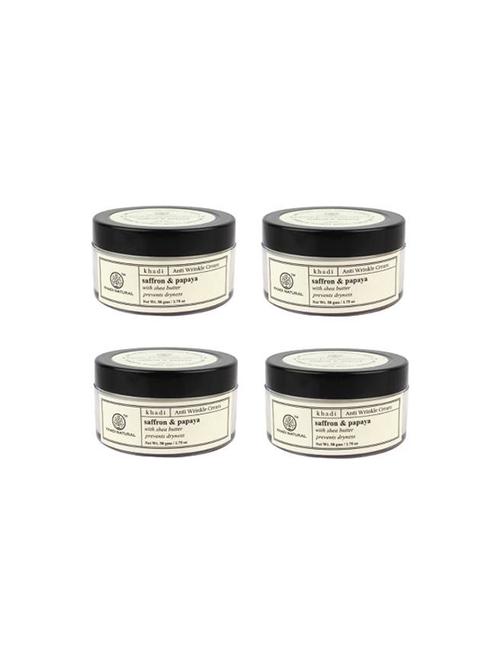 khadi natural saffron & papaya anti wrinkle cream (200 g) - 16665565 - Very Small Image - 1