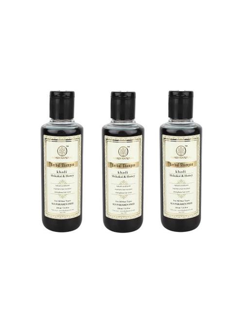 khadi natural shikakai & honey shampoo - 16665597 - Very Small Image - 1