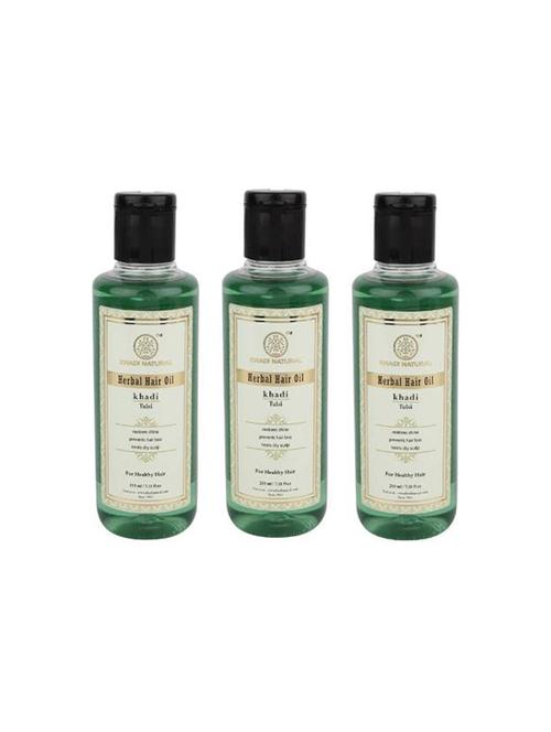 khadi natural herbal tulsi hair oil - 16665645 - Very Small Image - 1