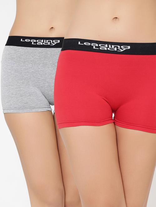 set of 2 boy shorts panty - 16666387 - Very Small Image - 1