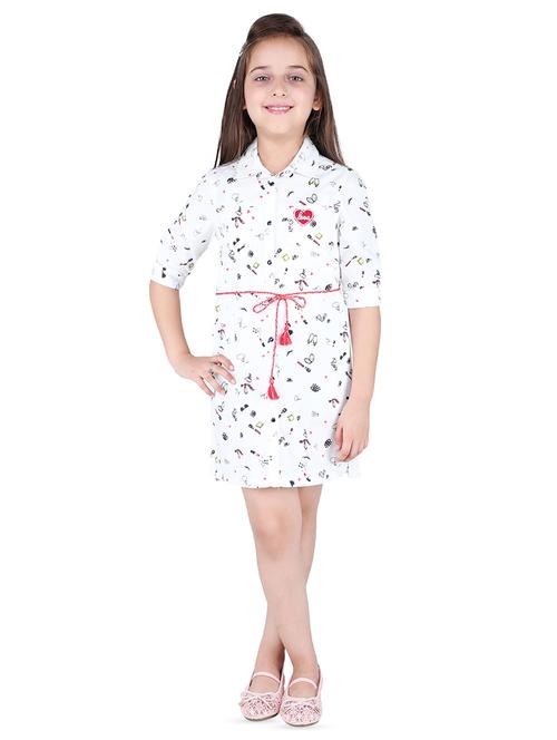 tie knot quirky print frock - 16666411 - Very Small Image - 1