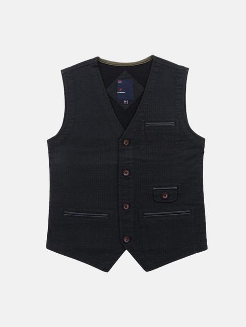 v neck layered waistcoat - 16666751 - Very Small Image - 1