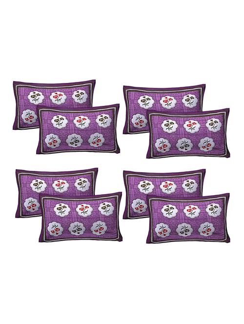 cotton printed pillow covers 4 sets (8 pieces) - 16667036 - Very Small Image - 1