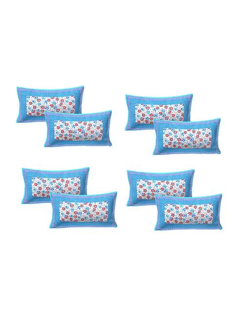 cotton printed pillow covers 4 sets (8 pieces) - 16667042 - Very Small Image - 1