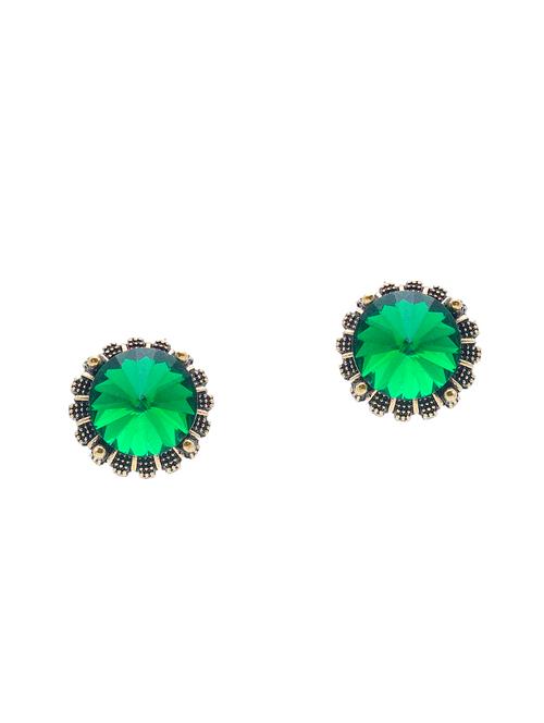 green gold studs earring - 16667668 - Very Small Image - 1