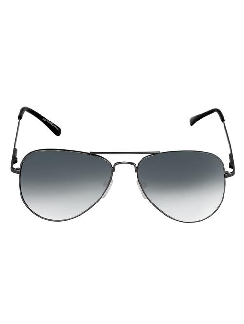 evelyn grey lens black frame aviator sunglasses - 16667781 - Very Small Image - 1