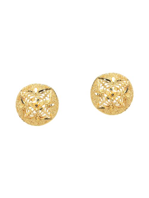 gold metal studs earring - 16668049 - Very Small Image - 1