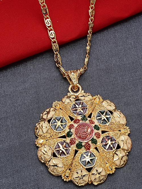 gold metal pendant - 16668078 - Very Small Image - 1