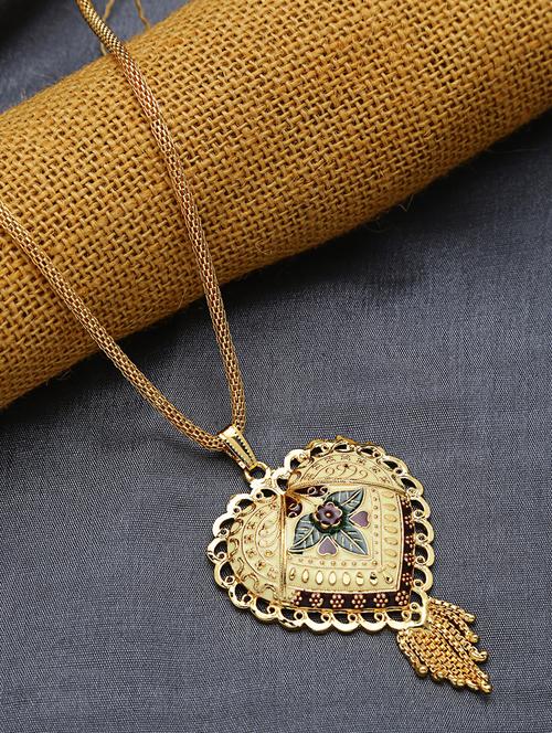 gold metal pendant - 16668094 - Very Small Image - 1