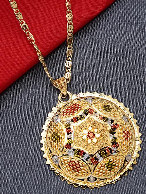 gold metal pendant - 16668100 - Very Small Image - 1